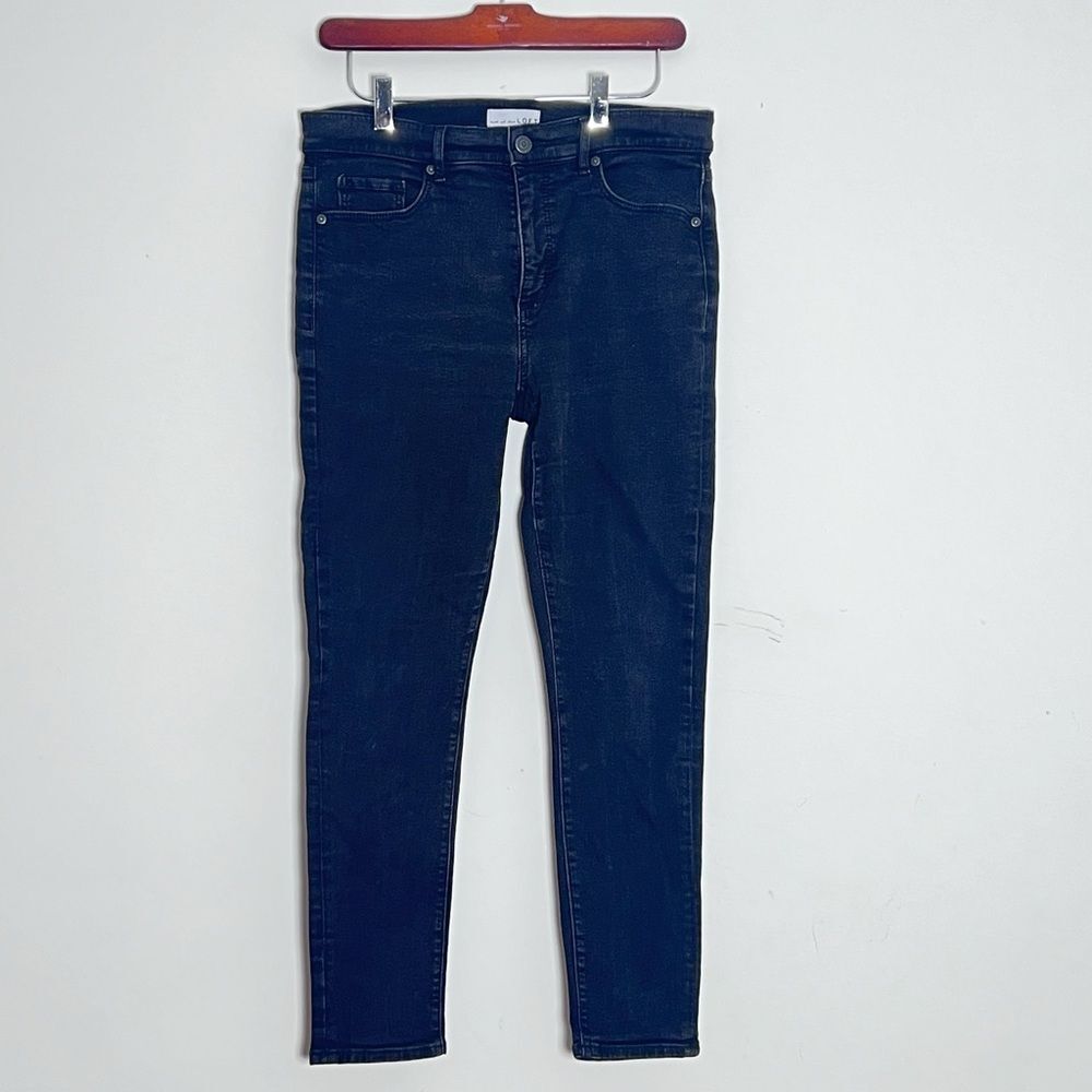Loft Black High Rise The Skinny Jeans - Picture 2 of 6